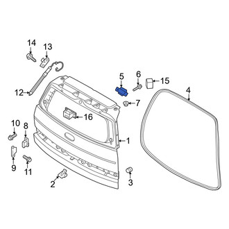 Hyundai OE - Rear Liftgate Hinge