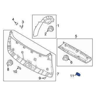 Hyundai OE - Rear Liftgate Latch Release Switch