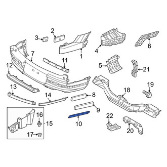 Hyundai OE - Lower Bumper Cover Insulator