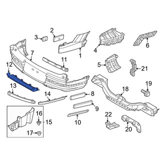 Hyundai OE - Front Left Bumper Trim
