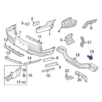 Hyundai OE - Bumper Impact Bar Bolt