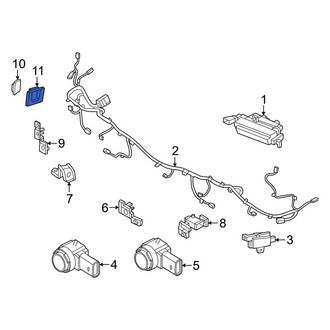 Hyundai OE - Right Parking Aid System Control Module Bracket