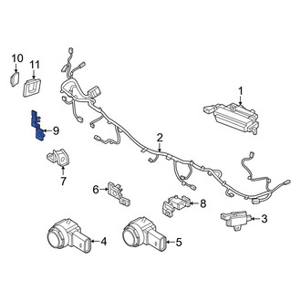 Hyundai OE - Rear Left Outer Parking Aid Sensor Housing