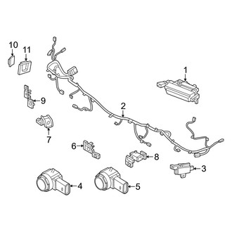 Hyundai OE - Rear Bumper - Electrical Components