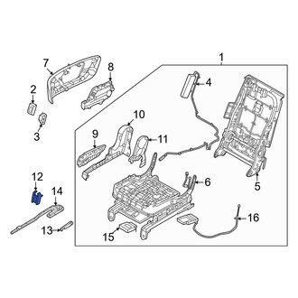 Hyundai OE - Seat Track Cover