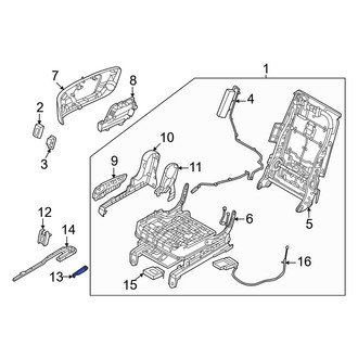 Hyundai OE - Seat Track Cover