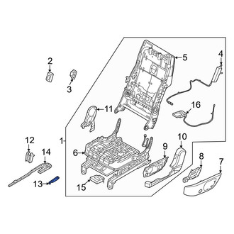 Hyundai OE - Seat Track Cover