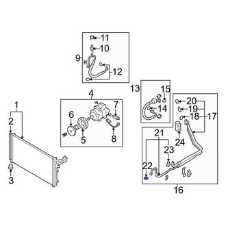 Hyundai OE - A/C Refrigerant Line O-Ring
