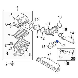 Hyundai OE - Exhaust Gas Recirculation (EGR) Tube Clamp
