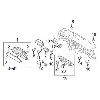 Hyundai OE - Radio Screw