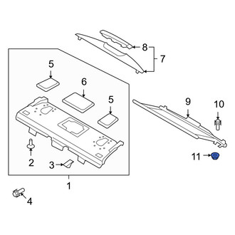 Hyundai OE - Tire Pressure Monitoring System (TPMS) Receiver Nut