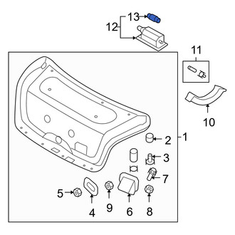 Hyundai OE - Trunk Light Bulb