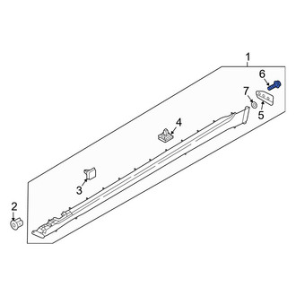 Hyundai OE - Grille Screw