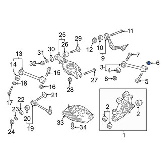 Hyundai OE - Suspension Strut Nut