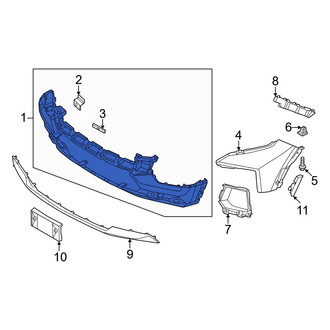 Hyundai OE - Front Lower Bumper Cover