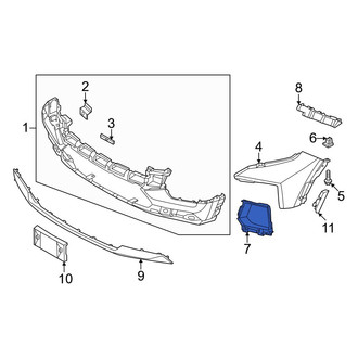 Hyundai OE - Front Left Headlight Bezel