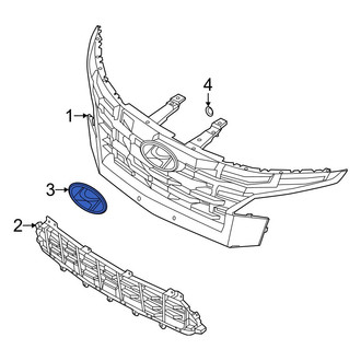Hyundai OE - Front Grille Emblem