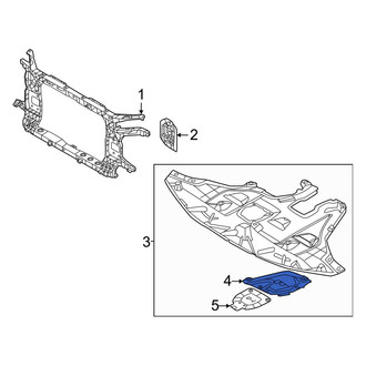 Hyundai OE - Radiator Support Splash Shield Cap