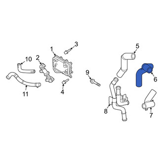 Hyundai OE - Upper Radiator Coolant Hose