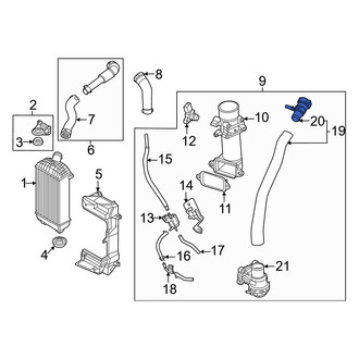 Hyundai OE - Exhaust Gas Recirculation (EGR) Tube Adapter