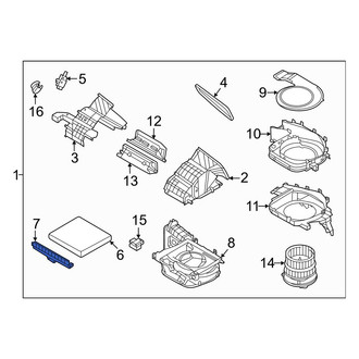 Hyundai OE - Cabin Air Filter Cover