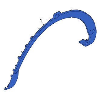 Hyundai OE - Front Left Wheel Arch Molding
