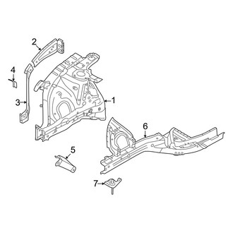 Hyundai OE - Fender - Inner Components