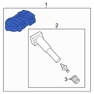 Hyundai OE - Tire Pressure Monitoring System (TPMS) Sensor