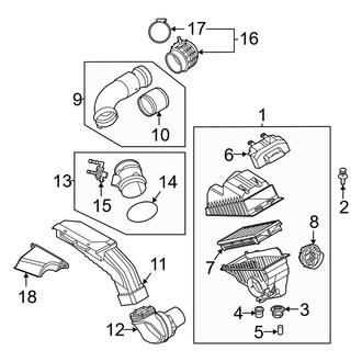 Hyundai OE - Engine / Transaxle - Air Intake (Limited / SEL Premium)