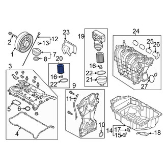 Hyundai OE - Engine Oil Filter Element
