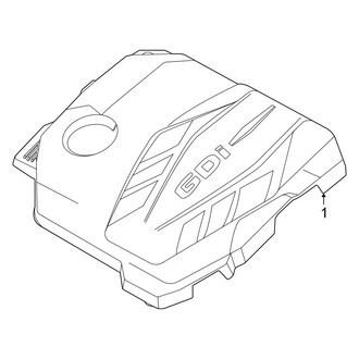 Hyundai OE - Engine / Transaxle - Engine Appearance Cover (SE / SEL)