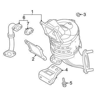 Hyundai OE - Exhaust System - Manifold (SE / SEL)