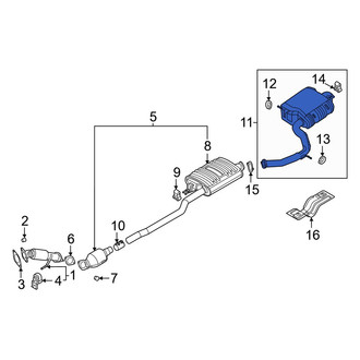 Hyundai OE - Exhaust Muffler