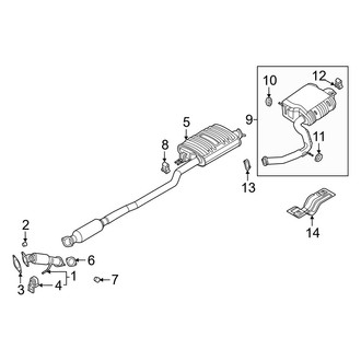 Hyundai OE - Exhaust System - Exhaust Components (Limited / Night / XRT)