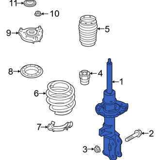 Hyundai OE - Front Left Suspension Strut