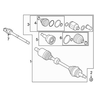 Hyundai OE - Front Suspension - Drive Axles