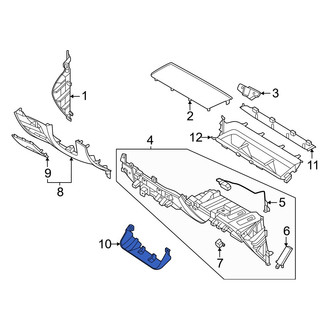 Hyundai OE - Center Instrument Panel Trim Panel