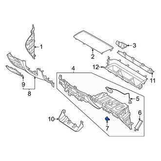 Hyundai OE - Front Left Glove Box Door Striker