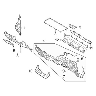 Hyundai OE - Instrument Panel Components