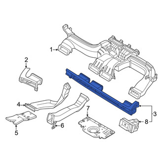 Hyundai OE - Front Right Instrument Panel Bezel