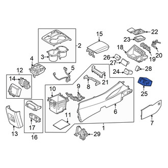 Hyundai OE - Rear Audio Auxiliary Jack
