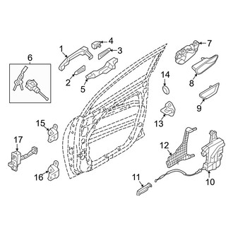 Hyundai OE - Front Door - Lock & Hardware