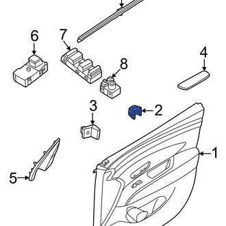 Hyundai OE - Door Interior Trim Panel Retainer