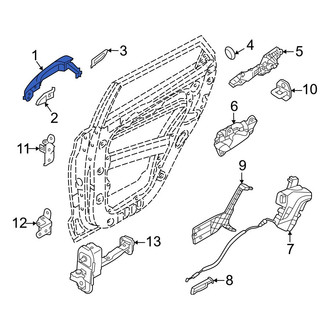 Hyundai OE - Rear Right Outer Exterior Door Handle