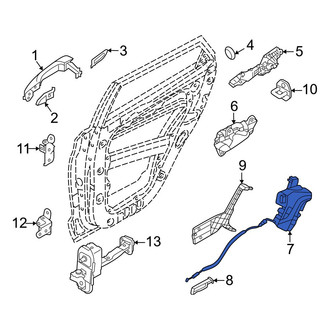 Hyundai OE - Rear Left Door Latch Assembly