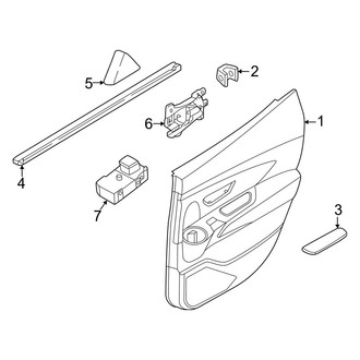 Hyundai OE - Rear Door - Interior Trim