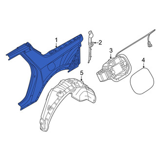 Hyundai OE - Rear Right Outer Quarter Panel