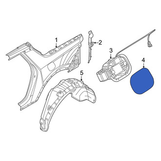 Hyundai OE - Rear Fuel Filler Door