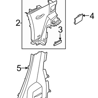 Hyundai OE - Quarter Panel - Interior Trim
