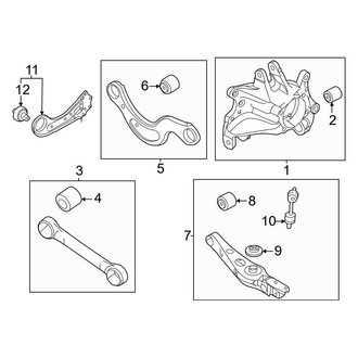 Hyundai OE - Rear Suspension - Suspension Components (FWD)